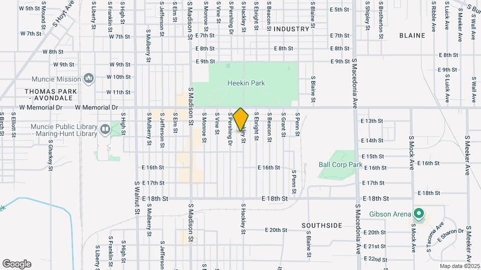 2015 S Hackley St Mapa y Detalles de la Ubicación