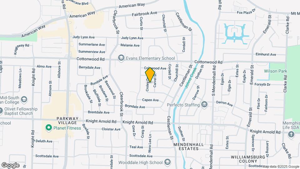 3016 Croley Dr Map and Location Details