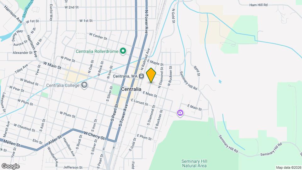 114 N Gold St, Unit 1 Map and Location Details