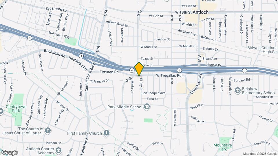 2712 El Rey St Map and Location Details