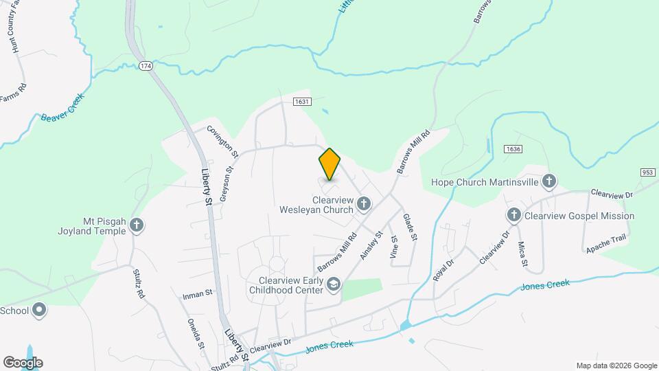 Meadow Run Mapa y Detalles de la Ubicación