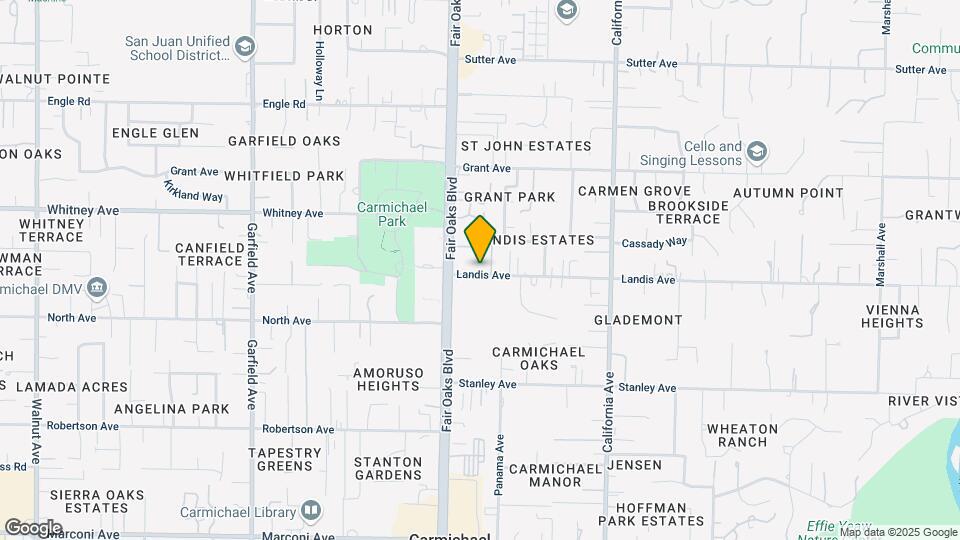 5933 Landis Ave Map and Location Details