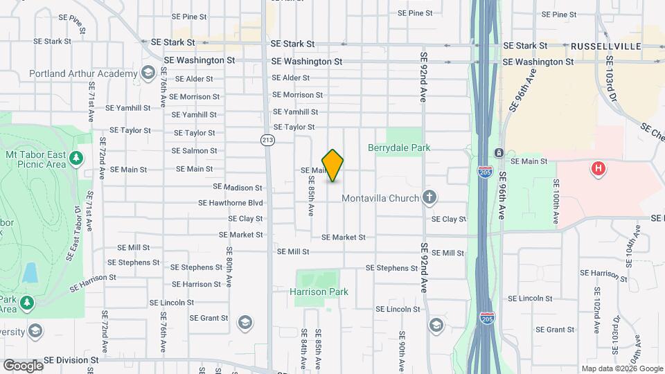 1344 SE 86th Ave Map and Location Details