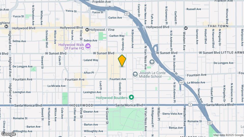 1406 Gordon St Map and Location Details