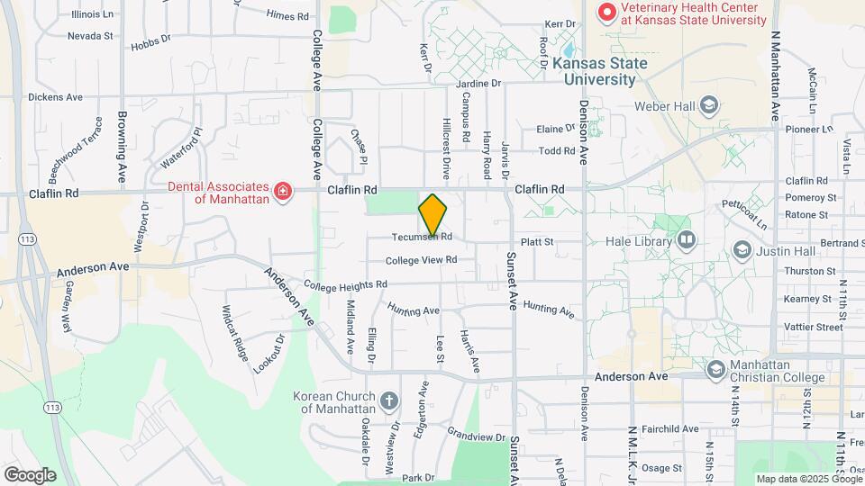 2035 Tecumseh Rd Map and Location Details