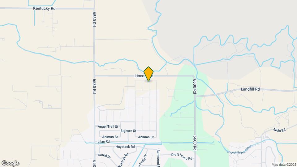 1629 Blue Creek Ave Map and Location Details