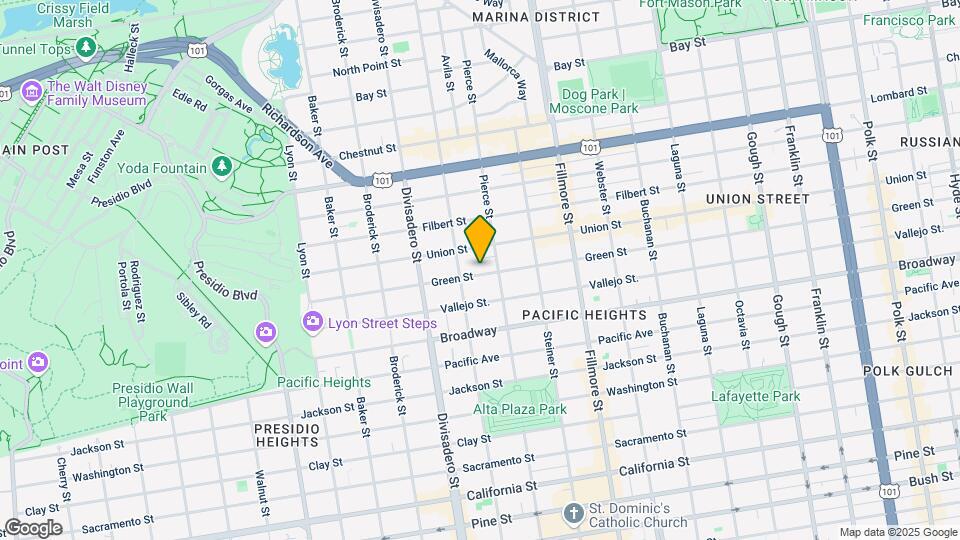 2446-2450 Green St Mapa y Detalles de la Ubicación
