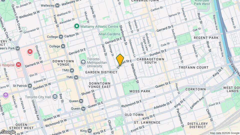 219 Dundas St E Map and Location Details