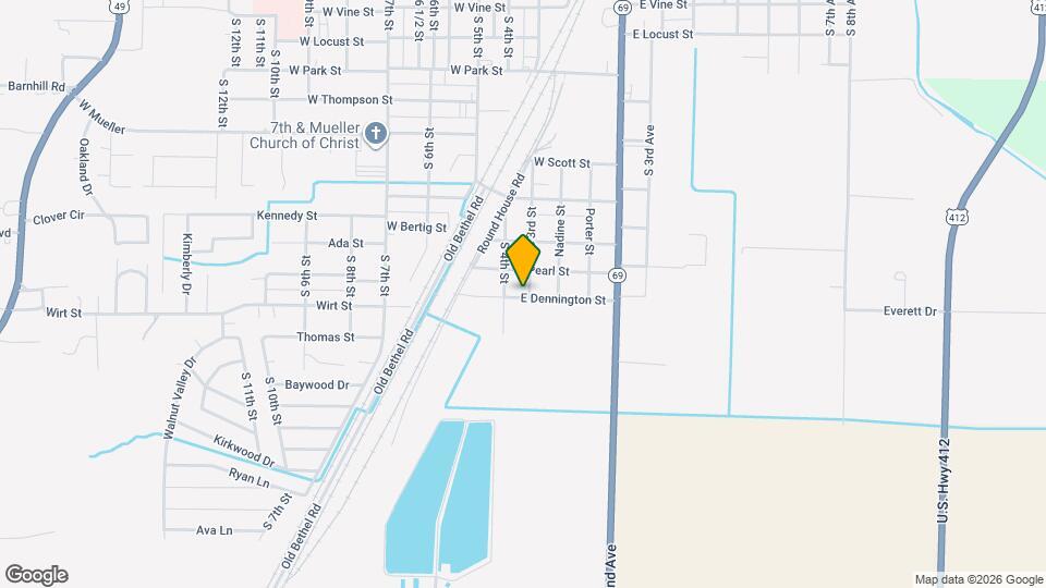 1306 S 3rd St Map and Location Details