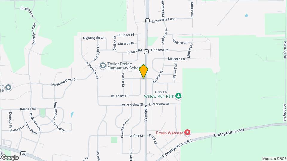 824 N Clover Ln Mapa y Detalles de la Ubicación