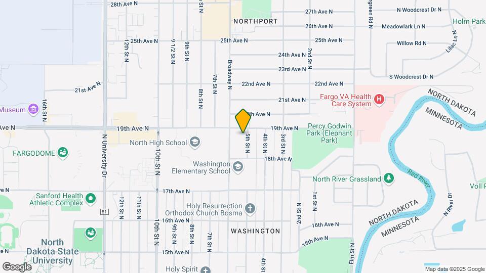 1834 5th St N Map and Location Details