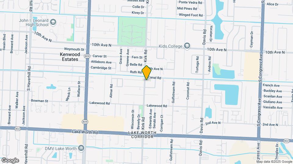 3550 Kirk Rd Mapa y Detalles de la Ubicación