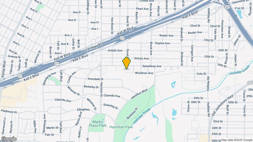1824 Woodrow Ave Mapa y Detalles de la Ubicación
