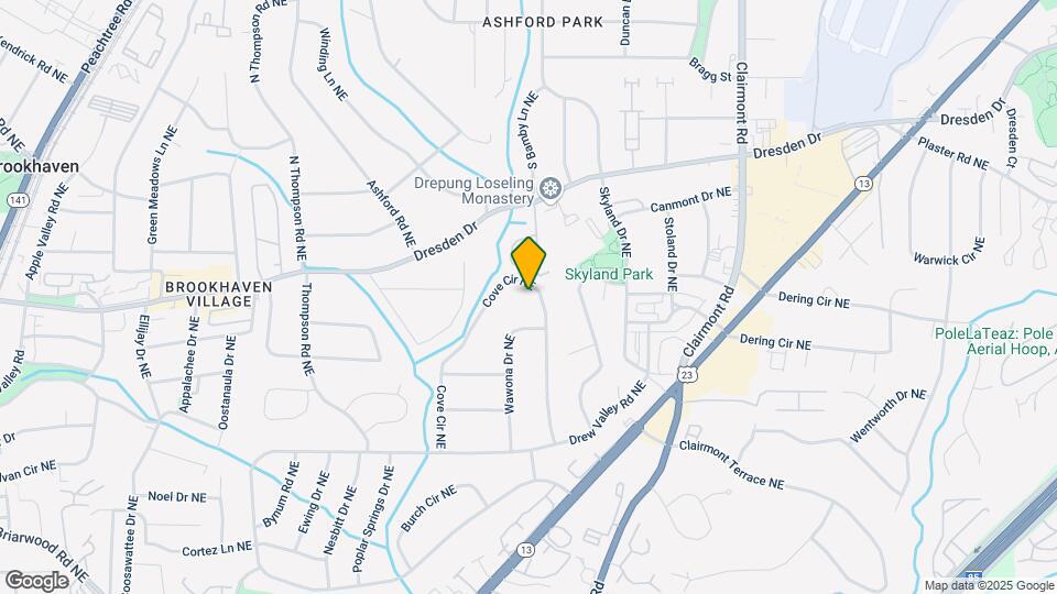 2617 Cove Cir NE Map and Location Details