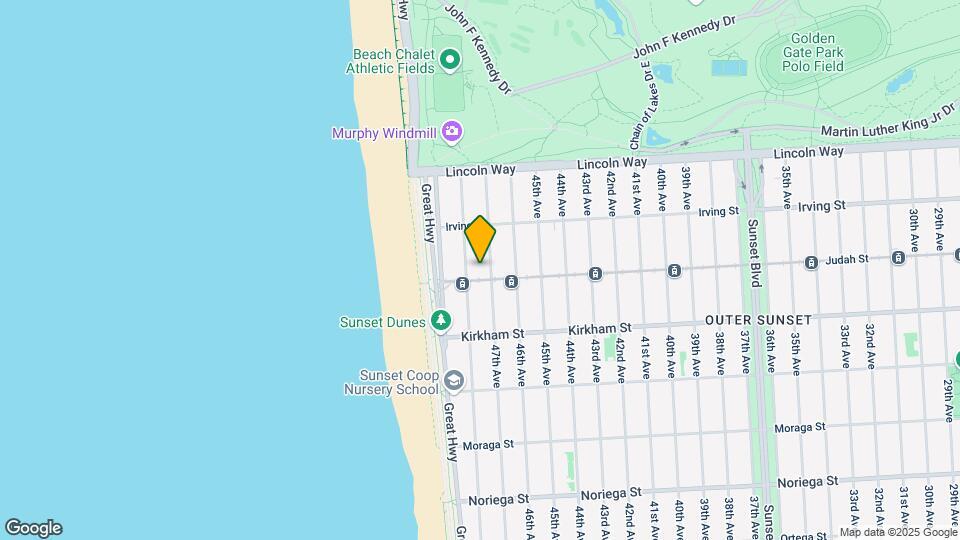 4210 Judah St Map and Location Details