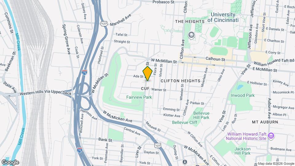 2314 Ravine St, Unit House Map and Location Details