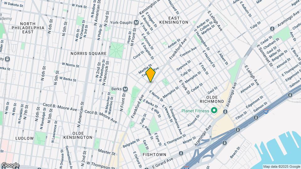 2050 Frankford Ave Map and Location Details