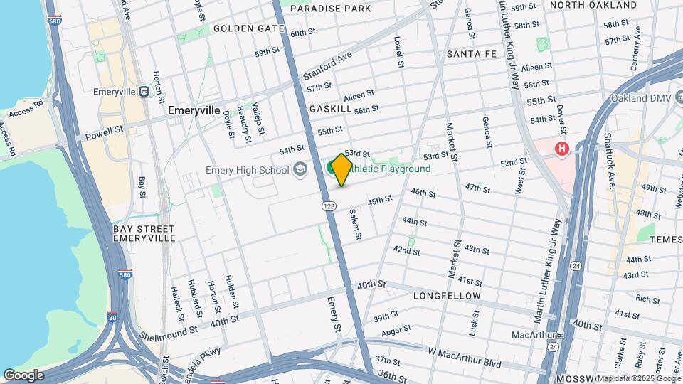 1081 47th St Map and Location Details