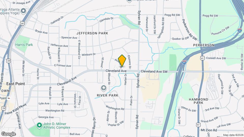 989 Cleveland Ave Map and Location Details
