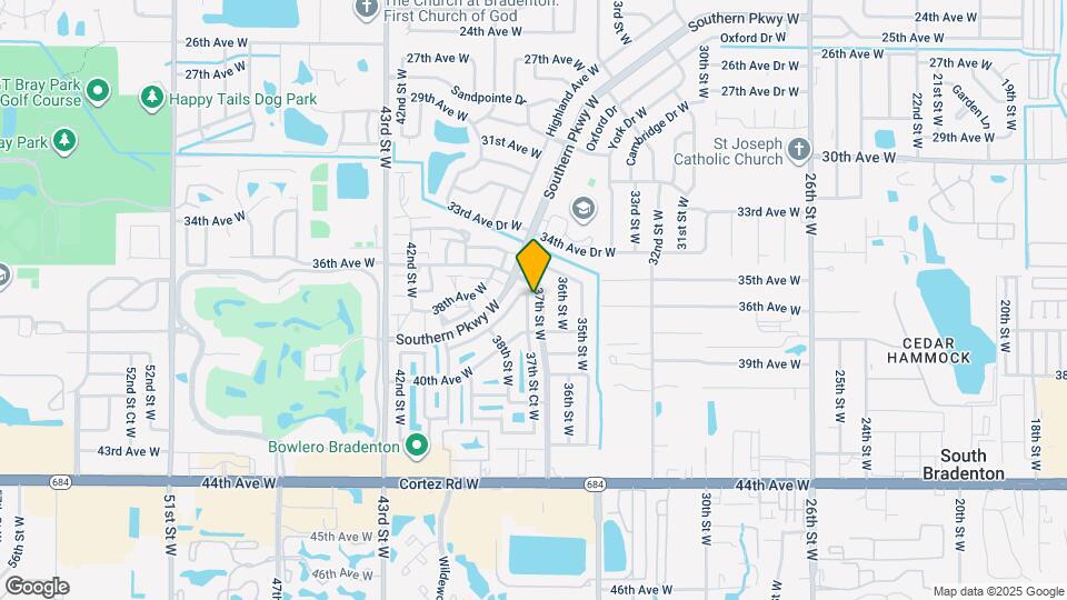 3937 37th St Ct W Map and Location Details