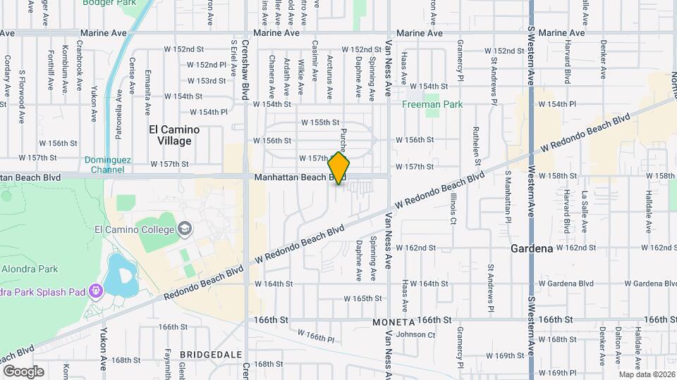 2502 Manhattan Beach Blvd, Unit 16 Map and Location Details