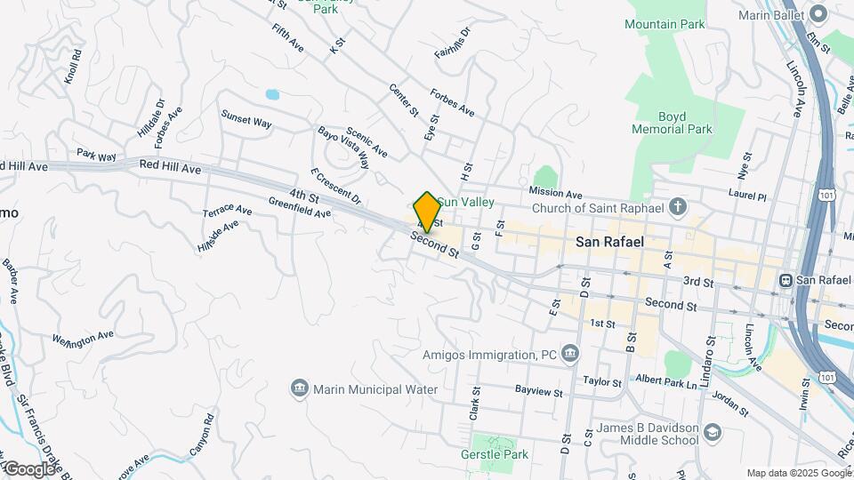1841 Second St Mapa y Detalles de la Ubicación