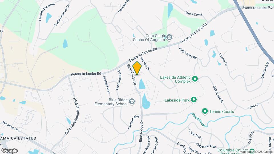Lakeside Townhomes Mapa y Detalles de la Ubicación