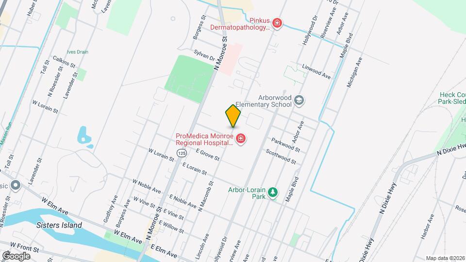 765 N Macomb St Map and Location Details