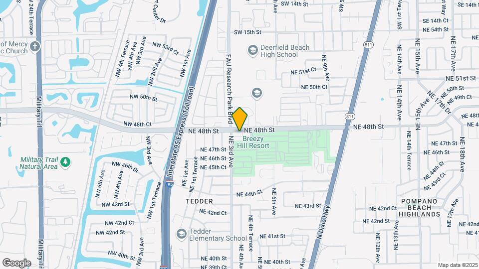 331 NE 47th Pl Map and Location Details