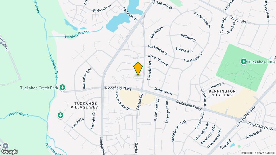 2504 Thicket Greene Ct Map and Location Details