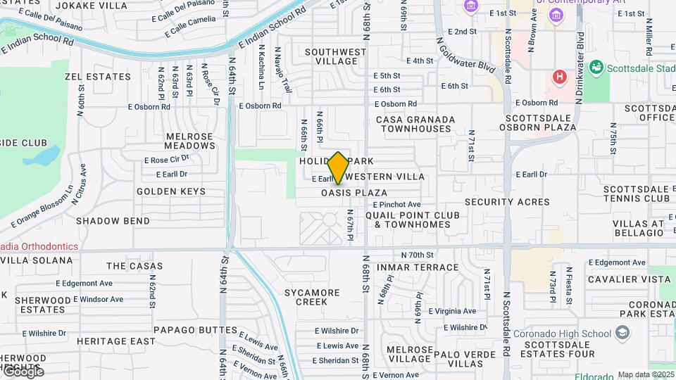 6716 E Avalon Dr Map and Location Details