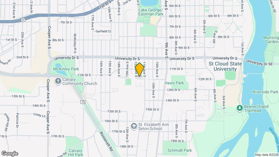 1126 13th St S Mapa y Detalles de la Ubicación