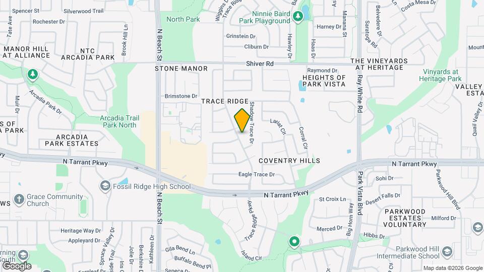 8632 Trace Ridge Pkwy Map and Location Details