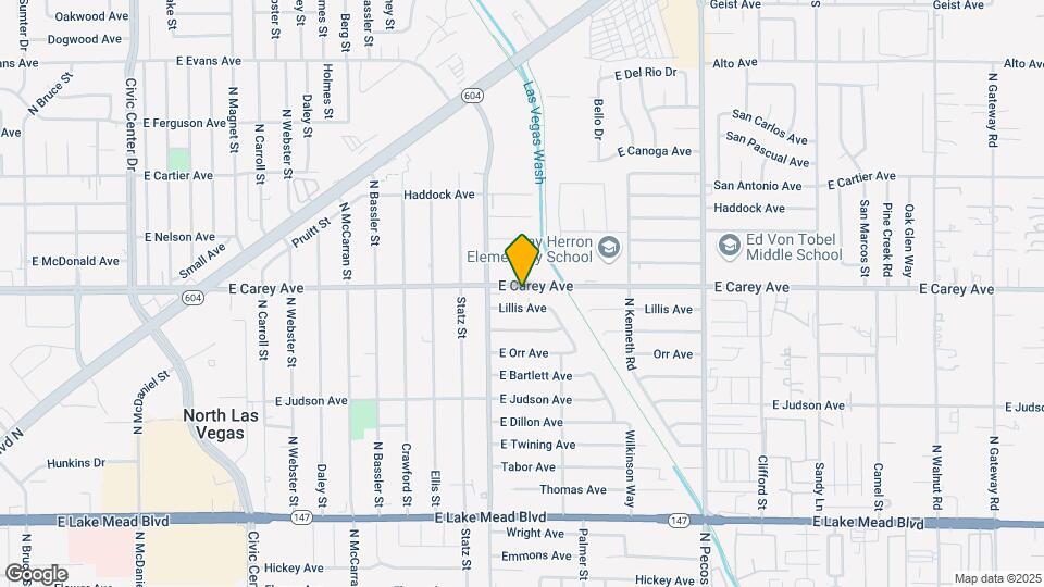 3109 E Carey Ave Mapa y Detalles de la Ubicación