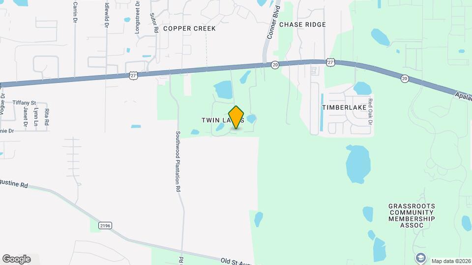 1506 Twin Lakes Cir Map and Location Details