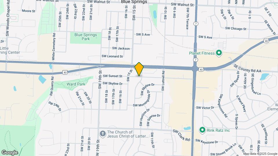 1402 SW Sunset St Map and Location Details