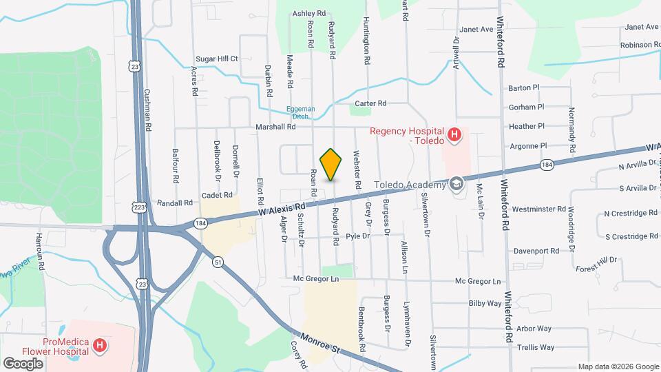 5621 Rudyard Rd Map and Location Details