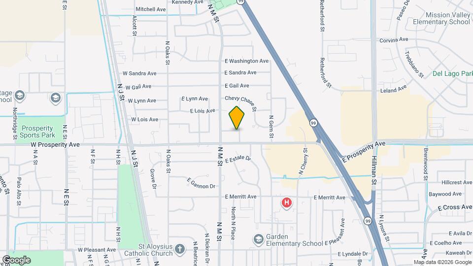 475 E Mercedes Ave Map and Location Details