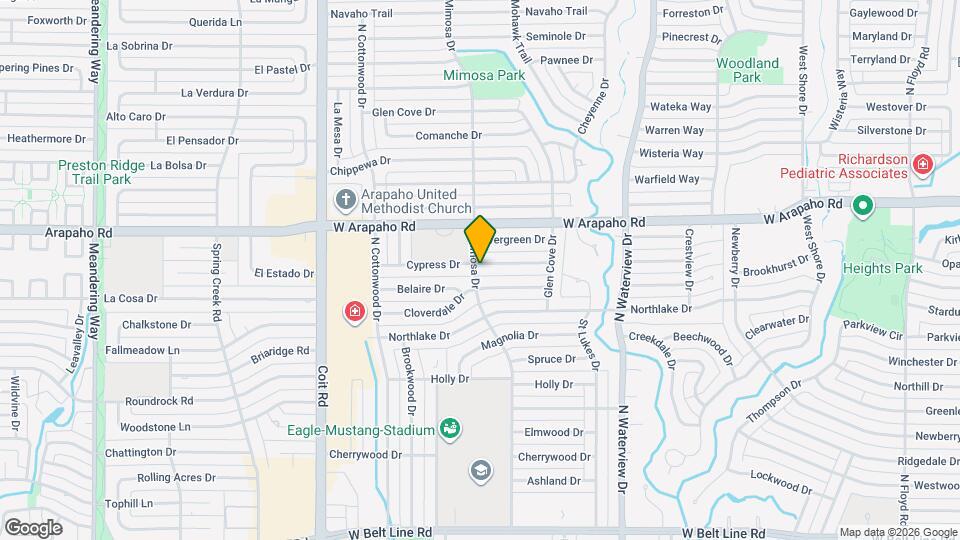 1241 Cypress Dr Map and Location Details