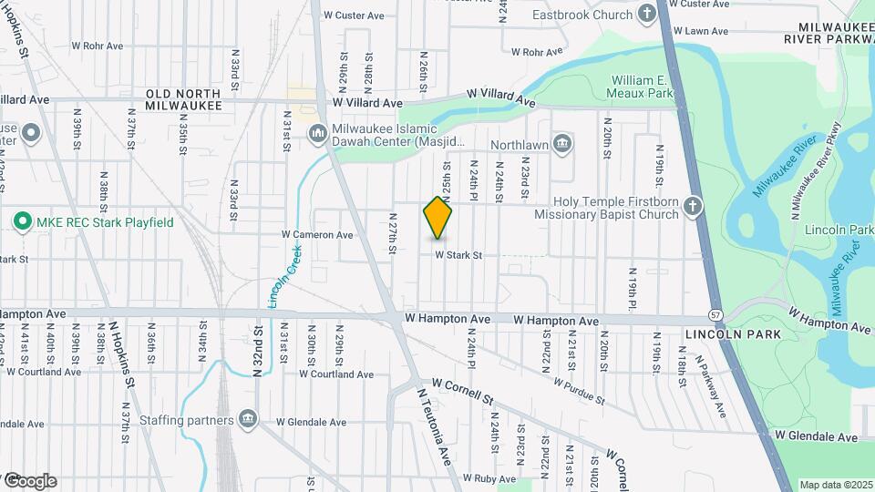 4909 N 25th St Map and Location Details