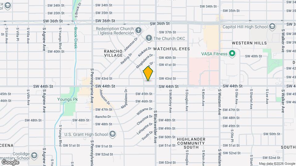 1317 SW 44th St Map and Location Details