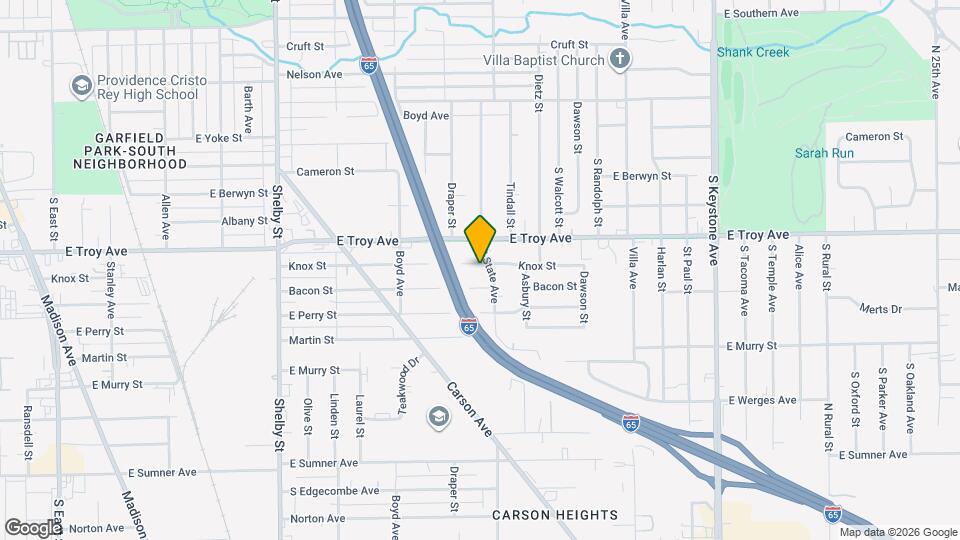 1629 Knox St Map and Location Details