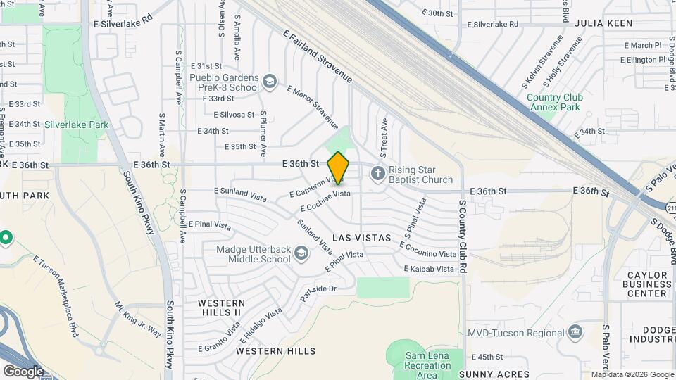 2509 E Cochise Vista Map and Location Details