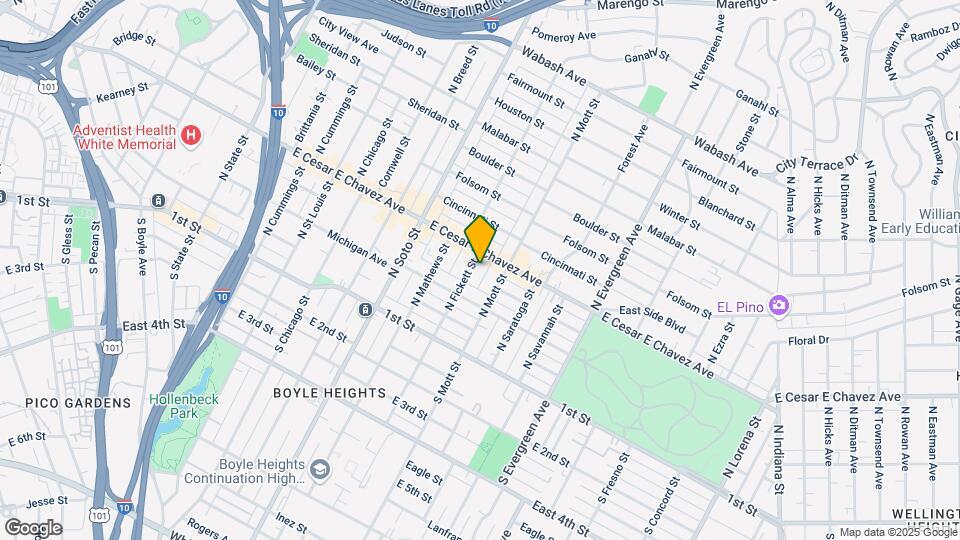 338-344 N Fickett St Map and Location Details