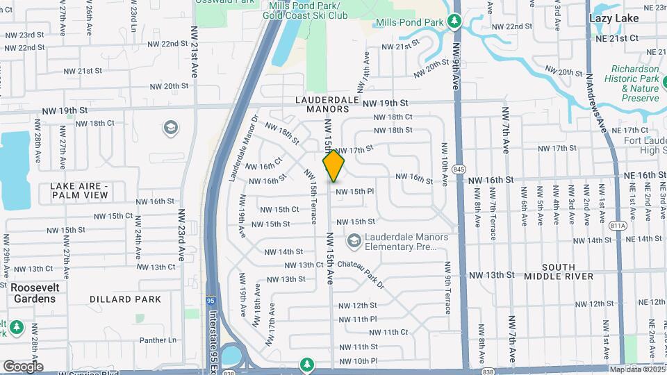 1536 NW 15th Ave Map and Location Details