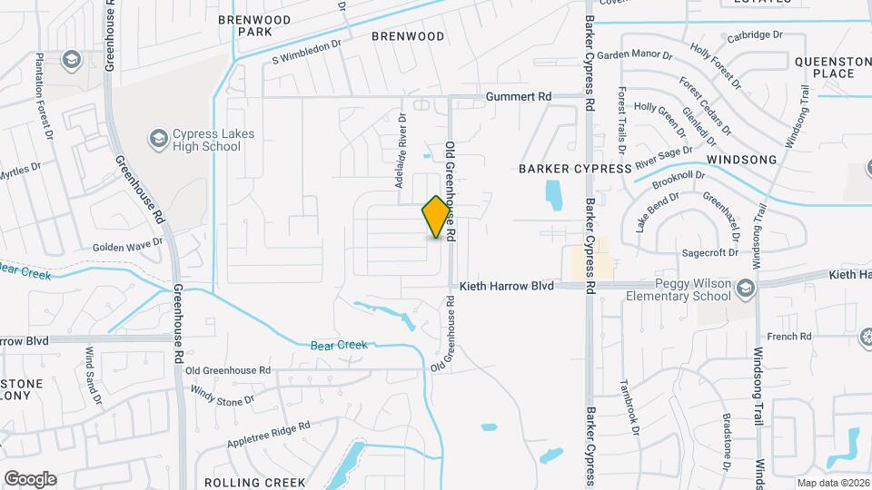 5403 Hawksbury Creek Trail Mapa y Detalles de la Ubicación