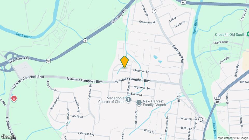 406 Chapman Ln Map and Location Details