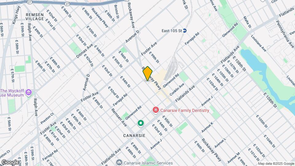 1013 E 96th St Map and Location Details