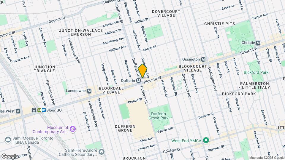 1011-1011 Dufferin St Map and Location Details