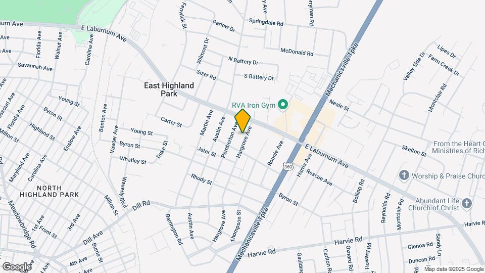 3710 Hargrove Ave Map and Location Details